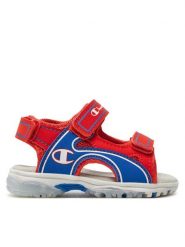 Champion Sandały Wave Sandal B Td Sandal S32878-CHA-BS038 Niebieski. Niebieskie sandały chłopięce CHAMPION, ze skóry, bez zapięcia. Za 99.99 zł.