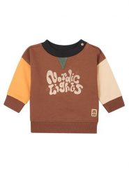 Noppies Bluza "Gomora" w kolorze jasnobrązowym rozmiar: 86. Brązowe bluzy i bluzki niemowlęce Noppies, bez wzorów, z bawełny, bez ramiączek, bez kaptura. Za 57.33 zł.