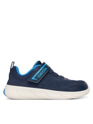 Geox Sneakersy J Foot-Run Boy J65PDB 06K9J CF44D M Granatowy. Niebieskie buty sportowe chłopięce Geox, bez wzorów, z materiału, bez zapięcia. Za 249.99 zł.