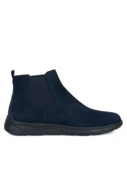 Geox Sztyblety U Portello U36E1A 022EK C4002 Granatowy. Niebieskie sztyblety męskie Geox, z materiału, bez zapięcia. Za 339.99 zł.