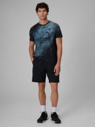 4F Spodenki treningowe szybkoschnące męskie - czarne XXL. Czarne szorty sportowe męskie 4f, l, z dzianiny, na fitness i siłownię. Za 99.99 zł.