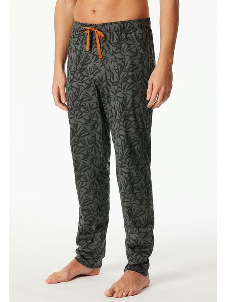 Schiesser Spodnie piżamowe w kolorze khaki rozmiar: 52. Brązowe piżamy męskie Schiesser, bez wzorów, z bawełny, bez ramiączek. Za 86.99 zł.