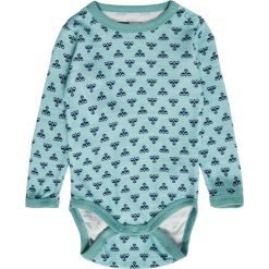 Body z długim rękawem dla dziewczynki Hummel Bambo. Niebieskie koszulki dziewczęce HUMMEL, m, bez wzorów, z wełny, bez ramiączek. Za 173.50 zł.
