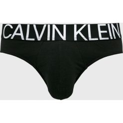Calvin Klein Underwear - Slipy. Czerwone slipki męskie Calvin Klein Underwear, bez wzorów, z bawełny. W wyprzedaży za 99.90 zł.