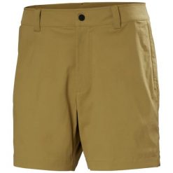 Szorty Helly Hansen Move QD 6". Brązowe szorty męskie Helly Hansen, z elastanu, bez kołnierzyka. Za 357.50 zł.