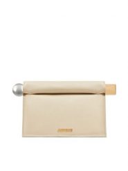 JACQUEMUS Torebka La Pochette Rond 24E233BA356-3171 Écru. Torebki klasyczne damskie JACQUEMUS, bez wzorów, ze skóry, bez dodatków. Za 3,649.00 zł.