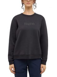 Haglöfs Bluza w kolorze czarnym rozmiar: L. Czarne bluzy bez kaptura damskie Haglöfs, l, z bawełny. Za 296.02 zł.