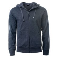 Bluza męska z kapturem Hi-Tec Silian II - ciemnoszara, Rozmiar L. Szare bluzy z kapturem męskie Hi-tec, l, z polaru. Za 104.99 zł.