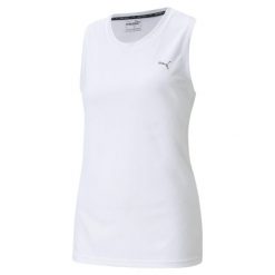 Koszulka treningowa damska PUMA Performance Tank. Białe t-shirty damskie Puma, l, bez wzorów, bez kołnierzyka. Za 72.99 zł.