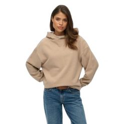Bluza damska z kapturem Superdry Studios. Brązowe bluzy z kapturem damskie Superdry., s, z materiału. Za 322.85 zł.