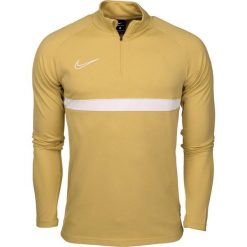 Bluza sportowa męska Nike NK Df Academy21 Drill Top. Żółte bluzy bez kaptura męskie Nike, bez wzorów, sportowe, bez kołnierzyka, bez ramiączek. Za 146.13 zł.