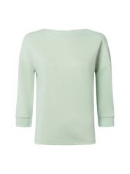 Street One koszulka z długim rękawem Kobiety zielony, 46. Zielone bluzki sportowe damskie Street One, prążkowane, bez kołnierzyka, bez ramiączek. Za 119.95 zł.