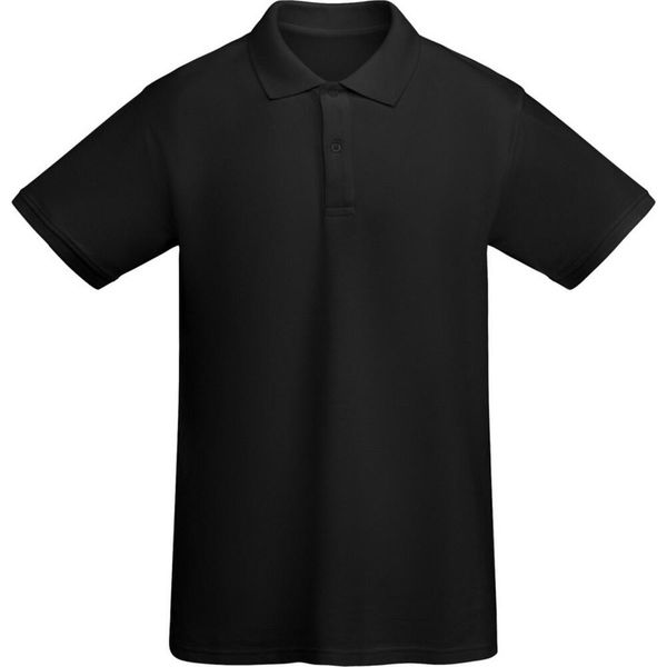 Męska Koszulka Polo Prince Z Krótkim Rękawem. Czarne koszulki polo męskie ROLY, m, bez wzorów, z bawełny, bez ramiączek. Za 76.99 zł.