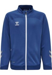 Kurtka dziecięca zapinana na zamek Hummel hmlLEAD poly. Niebieskie kurtki treningowe męskie HUMMEL, m, bez wzorów, z polaru, na fitness i siłownię. Za 226.10 zł.