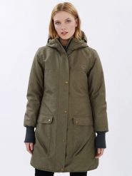 Finside Parka zimowa "Oikku" w kolorze khaki rozmiar: 38. Brązowe parki damskie finside, na zimę, s, bez wzorów. Za 549.06 zł.