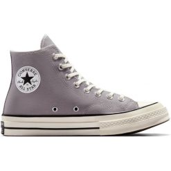Buty sportowe Converse Chuck 70. Szare buty sportowe na co dzień damskie Converse, bez wzorów, z materiału, na fitness i siłownię. Za 490.00 zł.