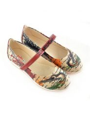 Goby Baleriny w kolorze beżowym ze wzorem rozmiar: 37. Brązowe baleriny damskie Goby, bez wzorów, bez obcasa. Za 173.99 zł.