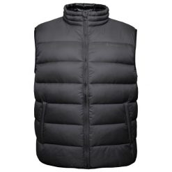 Bezrękawnik fitness męski Down Vest. Czarne kamizelki męskie CHAMPION, m, z poliamidu. Za 329.00 zł.