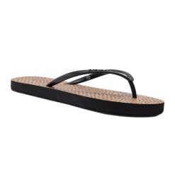 Japonki plażowe damskie Protest Prtdonni. Brązowe klapki damskie Protest, bez wzorów, bez obcasa. Za 49.99 zł.