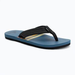 Japonki męskie Rip Curl Ripper Bloom. Niebieskie klapki i japonki męskie Rip Curl, z materiału. Za 119.99 zł.
