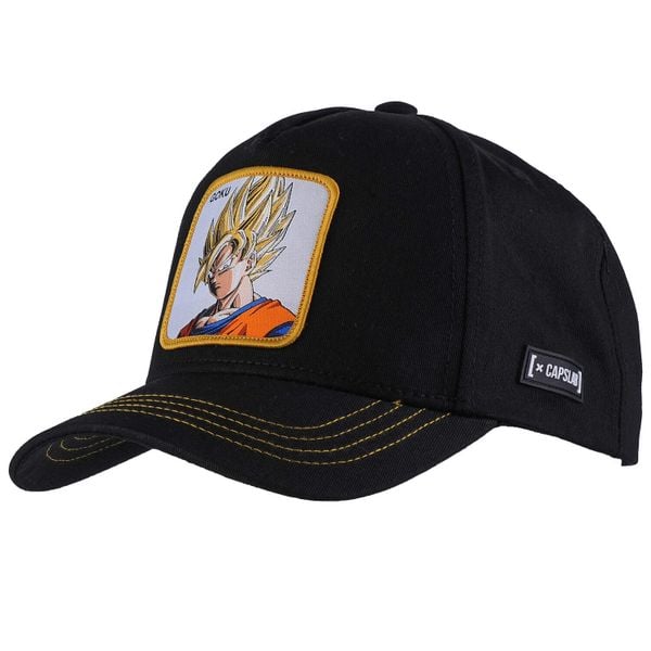 Czapka Capslab Dragon Ball Z Goku. Czapki męskie CapsLab, na lato, bez wzorów, z bawełny, eleganckie. Za 172.65 zł.