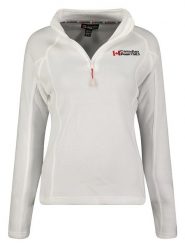 Canadian Peak Kurtka polarowa "Tugeak" w kolorze białym rozmiar: XL. Białe kurtki damskie Canadian Peak, xl, bez wzorów, z polaru, bez kaptura. Za 74.11 zł.