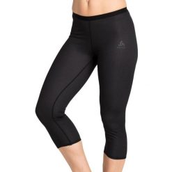 Spodnie techniczne 3/4 damskie Odlo Bottom ACTIVE F-DRY Light ECO. Czarne bielizna termoaktywna damska Odlo, s, bez wzorów, z materiału. Za 169.99 zł.