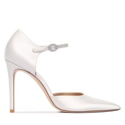 Szpilki Stuart Weitzman. Białe szpilki Stuart Weitzman, bez wzorów, bez obcasa. Za 1,999.00 zł.