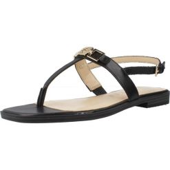 Sandały GUESS FLJREL LEA21 Czarny. Czarne obuwie trekkingowe damskie Guess, z aplikacjami, ze skóry, bez obcasa. Za 464.99 zł.