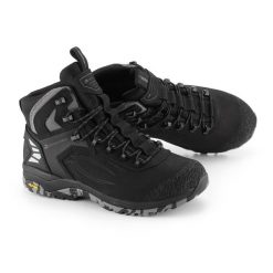 Buty trekkingowe skórzane unisex Alpine Pro Spidere Mid Vibram. Czarne buty trekkingowe męskie Alpine Pro, na zimę, z gumy, za kostkę, bez zapięcia, trekkingowe. Za 629.00 zł.