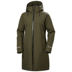 Kurtka damska Helly Hansen Aspire Rain. Zielone kurtki przeciwdeszczowe damskie Helly Hansen, xs, bez kaptura, primaloft. Za 923.50 zł.