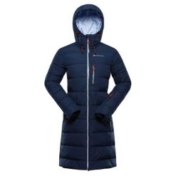 Płaszcz damski zimowy wodoodporny Alpine Pro Puera. Niebieskie płaszcze damskie Alpine Pro, na zimę, bez wzorów. W wyprzedaży za 839.00 zł.