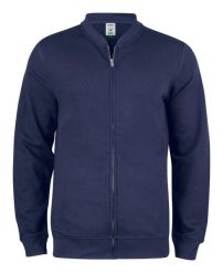 Clique Premium OC Kardigan z zamkiem z ekologicznej bawełny – dark navy. Niebieskie kardigany męskie CLIQUE, m, bez wzorów, z bawełny, eleganckie, bez kołnierzyka. Za 278.62 zł.