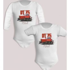 DT-75 — body. Body niemowlęce nikiniki, bez wzorów, z bawełny, bez ramiączek. W wyprzedaży za 50.15 zł.