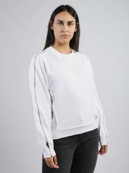 Diesel Clothes Bluza w kolorze białym rozmiar: XS. Białe bluzy bez kaptura damskie Diesel Clothes, xs, z bawełny. Za 162.49 zł.