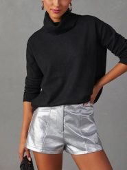 Milan Kiss Golf w kolorze czarnym rozmiar: M. Czarne golfy damskie Milan Kiss, m, bez wzorów, bez ramiączek. Za 126.99 zł.