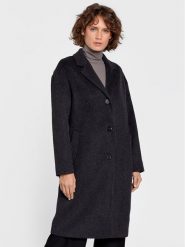Calvin Klein Płaszcz wełniany K20K204629 Szary Regular Fit. Szare płaszcze damskie CALVIN KLEIN, na zimę, bez wzorów, z wełny. Za 2,589.00 zł.