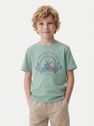 Beverly Hills Polo Club T-Shirt W126-BHBTS-1055-25X Zielony Regular Fit. Zielone t-shirty chłopięce Beverly Hills Polo Club, bez wzorów, z bawełny, bez ramiączek. Za 59.99 zł.