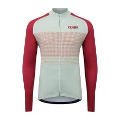 Męska koszulka kolarska z długim rękawem – Weave Three. Białe koszulki męskie z długim rękawem KEADA SPORTS, l. Za 349.00 zł.