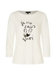 More & More Koszulka w kolorze kremowym rozmiar: 42. Brązowe bluzki damskie MORE & MORE, bez wzorów, bez kołnierzyka, bez ramiączek. Za 78.10 zł.