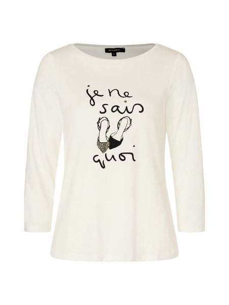 More & More Koszulka w kolorze kremowym rozmiar: 42. Brązowe bluzki damskie MORE & MORE, bez wzorów, bez kołnierzyka, bez ramiączek. Za 78.10 zł.