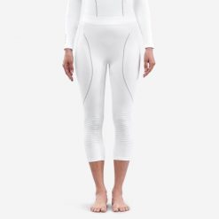 Legginsy termoaktywne narciarskie damskie Wedze BL 900 seamless. Białe bielizna termoaktywna damska WED'ZE, m, bez wzorów, z elastanu. Za 169.99 zł.