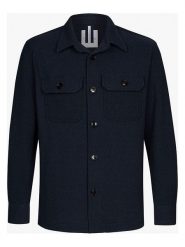 PROFUOMO Kurtka koszulowa w kolorze granatowym rozmiar: XL. Niebieskie kurtki męskie PROFUOMO, xl, bez wzorów, bez kaptura. Za 358.48 zł.