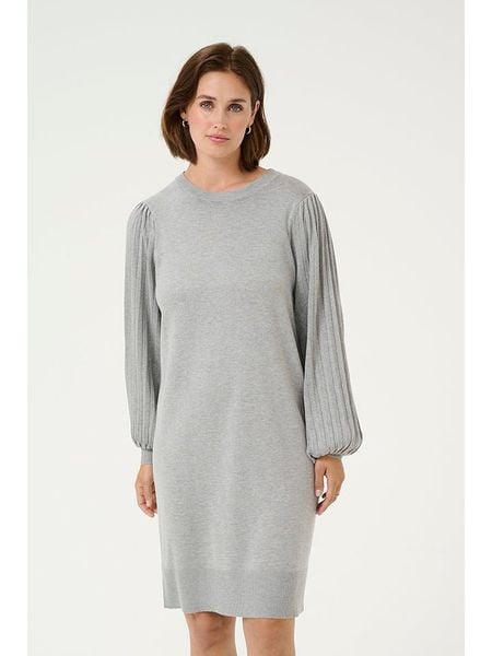 Kaffe Sukienka dresowa "Alone" w kolorze szarym rozmiar: L. Szare sukienki damskie Kaffe, l, bez wzorów, z dresówki, bez kołnierzyka, bez ramiączek, mini. Za 92.42 zł.