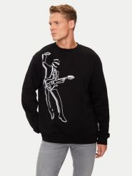 KARL LAGERFELD Bluza 705447 544908 Czarny Regular Fit. Czarne bluzy bez kaptura męskie Karl Lagerfeld, l, z syntetyku. Za 349.99 zł.