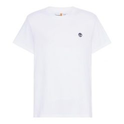 T-Shirt DNRV Short Sleeve Tee. Białe t-shirty męskie Timberland, m, bez wzorów, bez kołnierzyka. Za 131.10 zł.