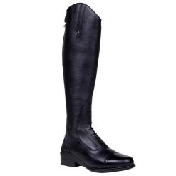 Buty do jazdy konnej QHP Thermo Calgary. Czarne kalosze damskie QHP, bez wzorów. Za 589.50 zł.