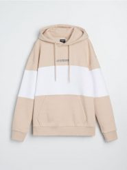 Bluza colorblock - beżowy. Brązowe bluzy bez kaptura męskie Sinsay, l. Za 59.99 zł.