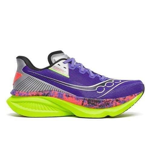Buty do biegania męskie Saucony Endorphin Azura. Fioletowe obuwie do biegania damskie Saucony. Za 933.00 zł.