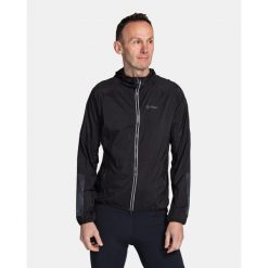 Męska kurtka outdoorowa lub do biegania Kilpi ROSA-M. Czarne kurtki outdoor męskie Kilpi, m, bez wzorów, z nylonu, bez kaptura. Za 277.46 zł.